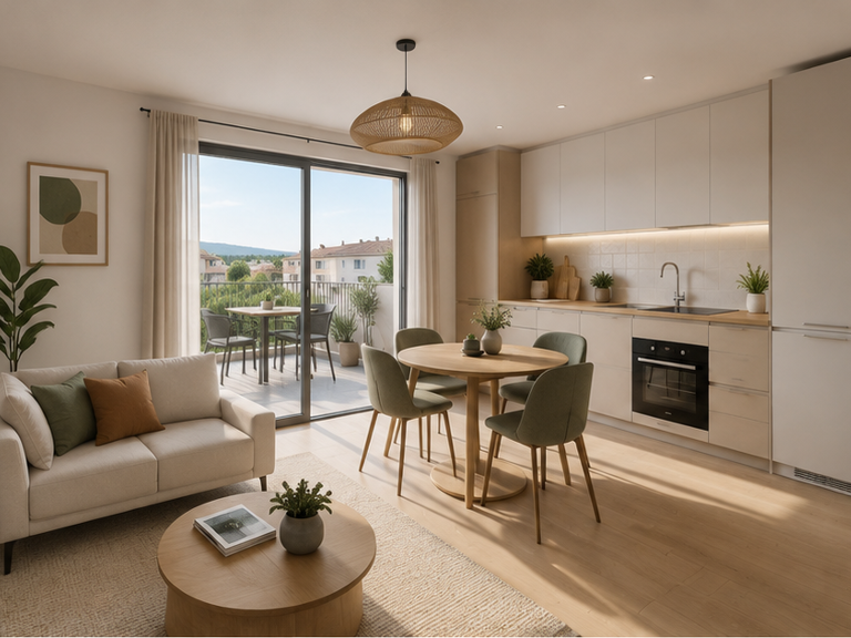 BRIGNOLES CENTRE – BEAU T2 AVEC TERRASSE & 2 STATIONNEMENTS — photo 1