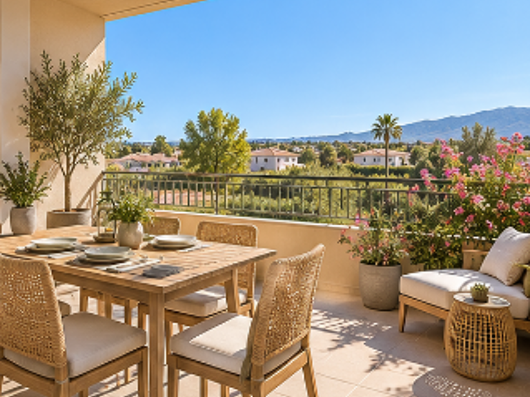 SUBLIME T2 DE 50 M² EN DERNIER ÉTAGE AVEC TERRASSE ET VUE DÉGAGÉE — photo 1