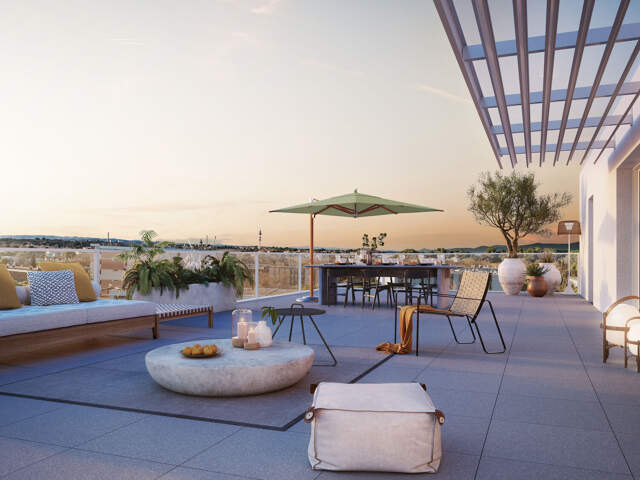 *TERRASSE PANORAMIQUE EN DERNIER ETAGE AU CAP BRUN, SUPERBE T4 DE 150 M² — photo du bien