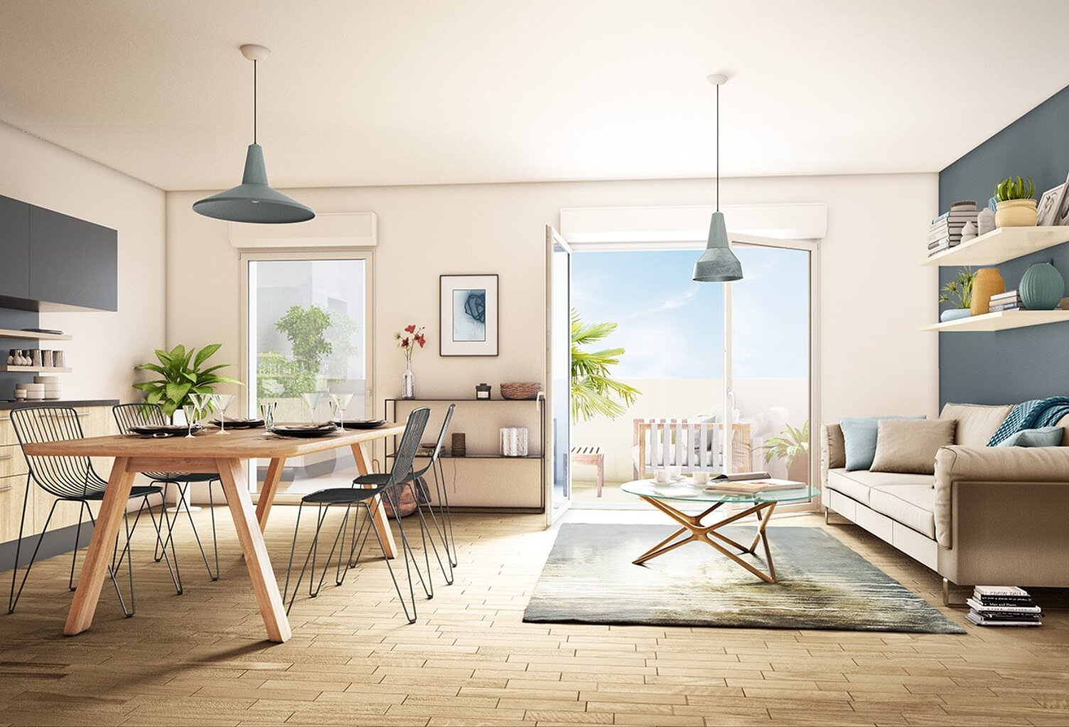 - DERNIER ETAGE AVEC VUE NATURE -MAGNIFIQUE T3 AVEC TERRASSE PLEIN SUD — photo 1