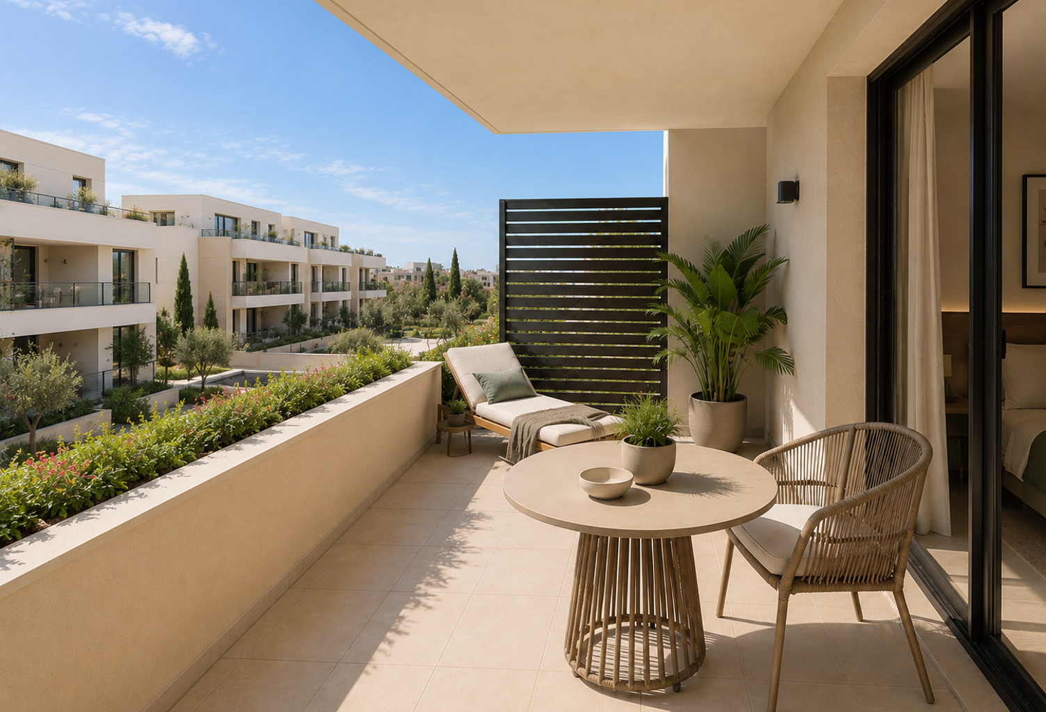 PORT-FRÉJUS – GRANDE TERRASSE À DEUX PAS DE LA MARINA – SUPERBE STUDIO — photo 1