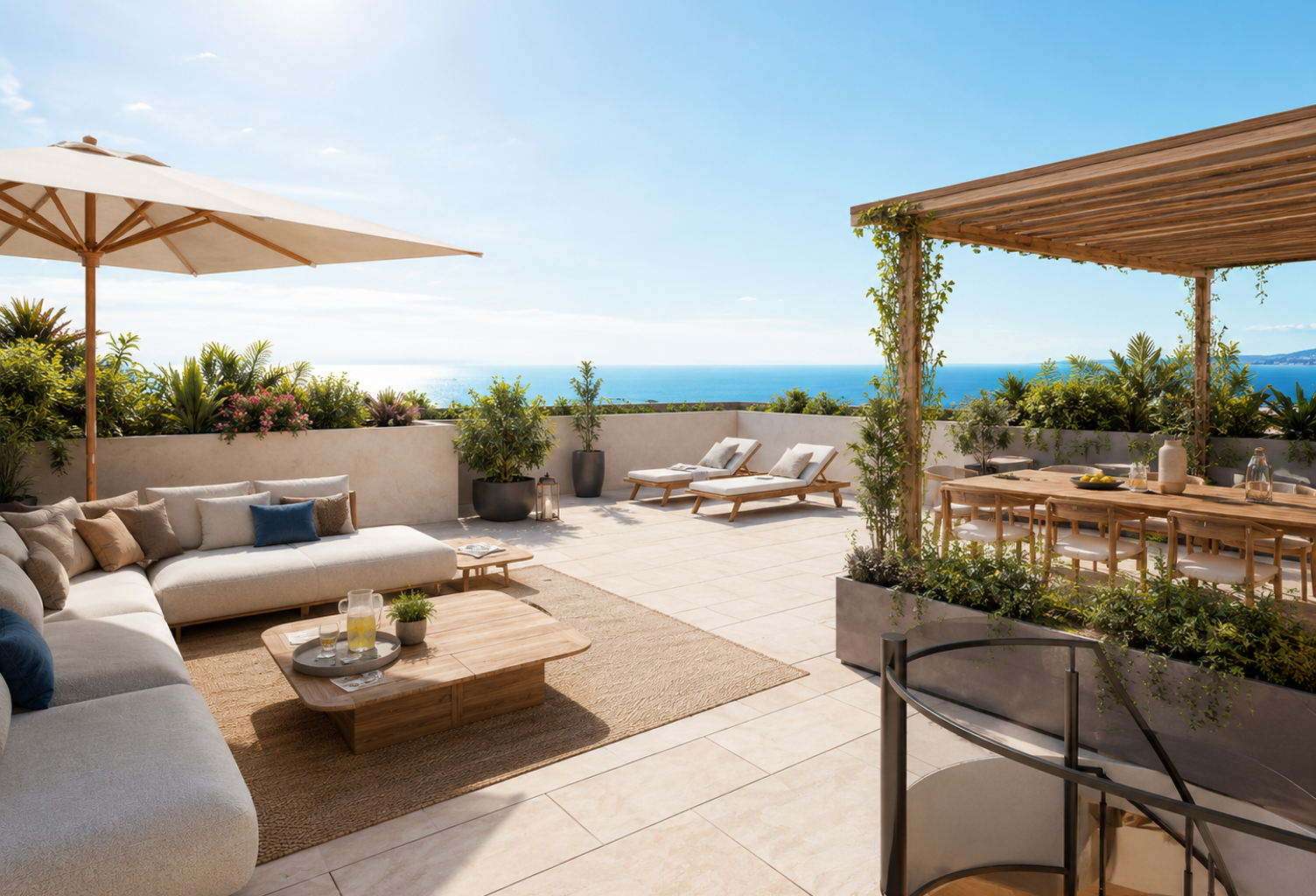 INCROYABLE ROOFTOP AVEC VUE POUR CE MAGNIFIQUE T4 EN DERNIER ÉTAGE — photo 1