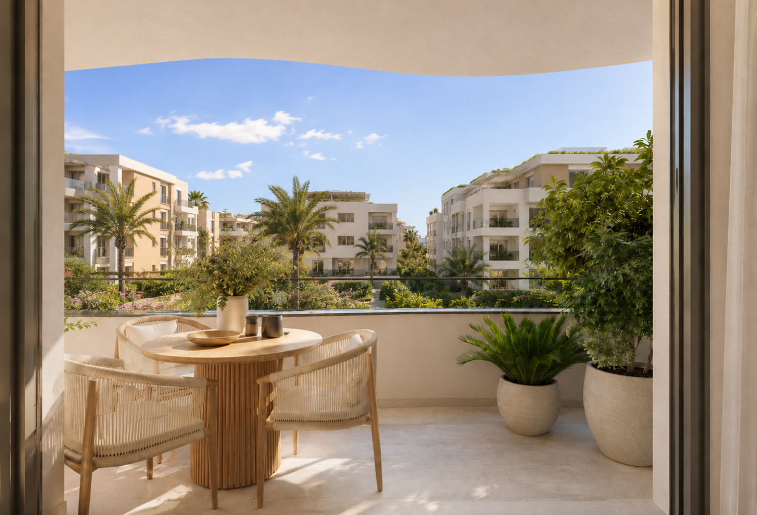 PORT-FRÉJUS – MAGNIFIQUE T2 AVEC BELLE TERRASSE & GRANDE PIÈCE DE VIE — photo 1