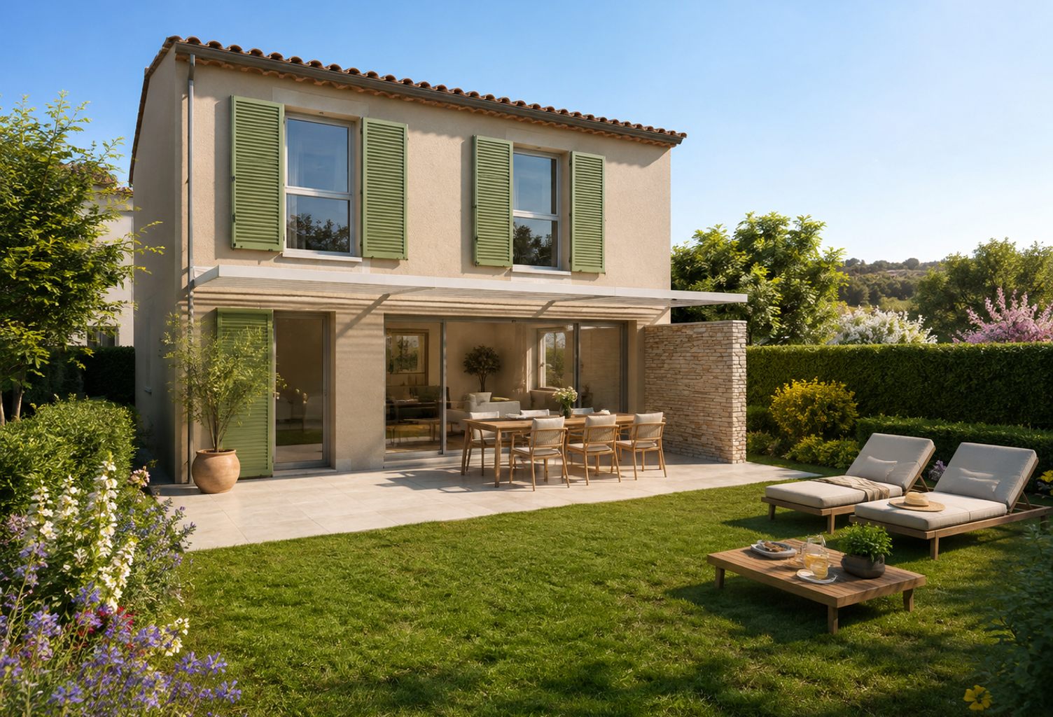 MAGNIFIQUE MAISON T4 AVEC TERRASSE PLEIN SUD & JARDIN PRIVATIF — photo 1
