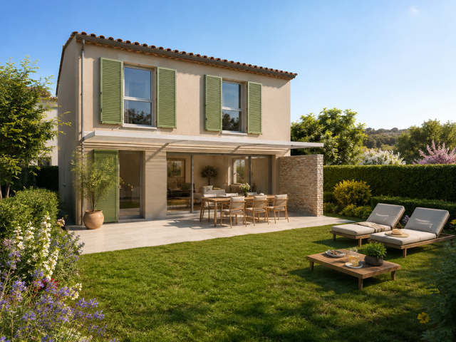 MAGNIFIQUE MAISON T4 AVEC TERRASSE PLEIN SUD & JARDIN PRIVATIF — photo du bien