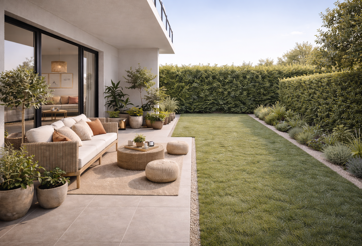 MAGNIFIQUE REZ-DE-JARDIN A SANARY - GRAND T3 DE 71 M² AVEC TERRASSE ET JARDIN — photo 1