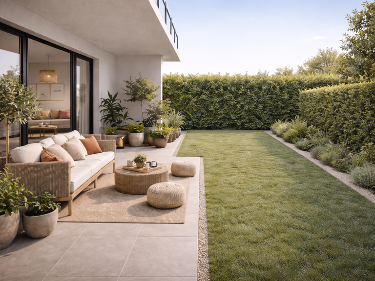 MAGNIFIQUE REZ-DE-JARDIN A SANARY - GRAND T3 DE 71 M² AVEC TERRASSE ET JARDIN — photo 1