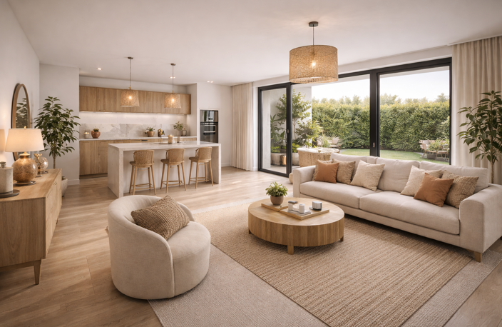 MAGNIFIQUE REZ-DE-JARDIN A SANARY - GRAND T3 DE 71 M² AVEC TERRASSE ET JARDIN — photo 2