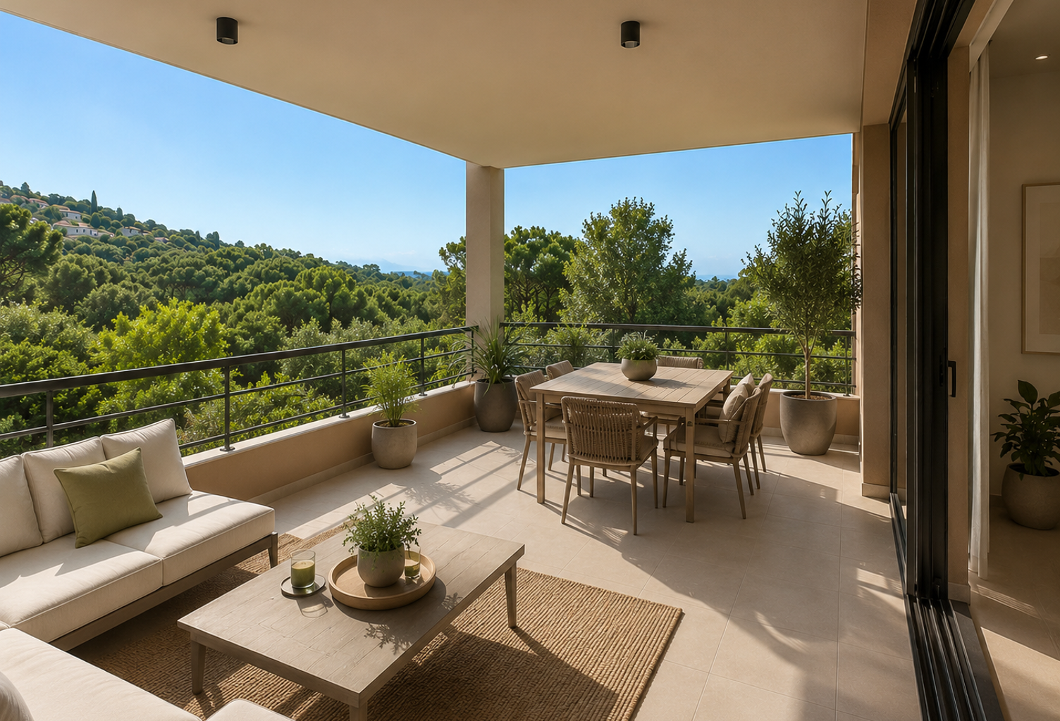 - A 10 MINUTES A PIED DE LA SUBLIME ANSE D'AGAY - T2 EN DERNIER ETAGE — photo 1