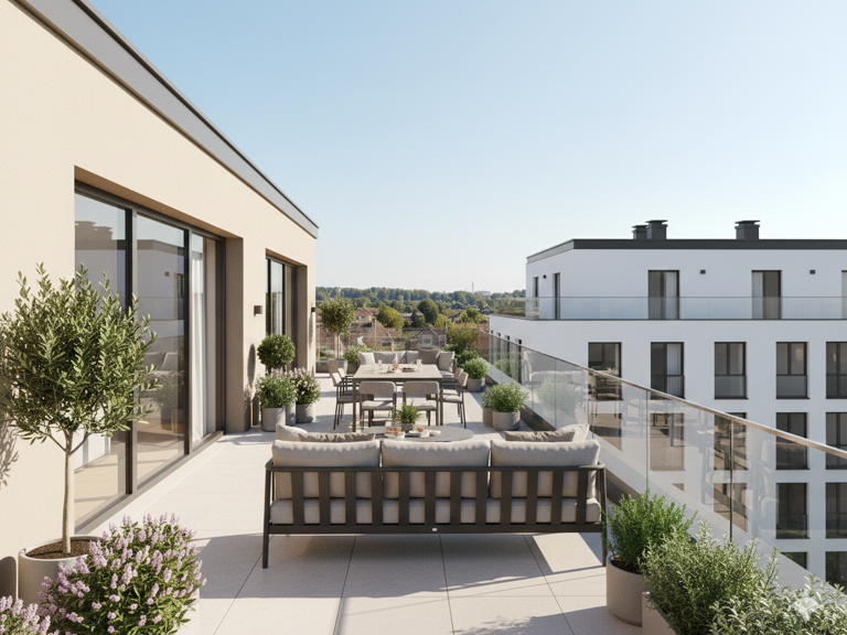 - SPACIEUX T4 EN DUPLEX DE 100m² AU DERNIER ETAGE AVEC GRANDE TERRASSE — photo 1