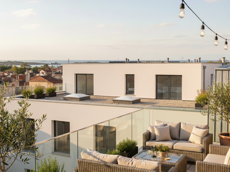* -Superbe 3 pièces traversant de 65 m², en plein centre et au calme — photo 1