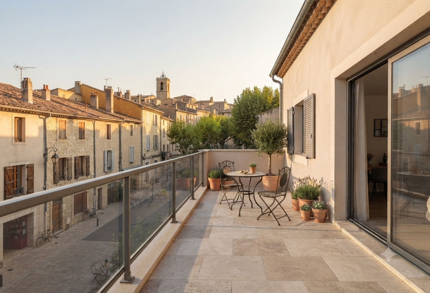 *- SUPERBE T2  avec terrasse au dernier étage - RÉSIDENCE INTIMISTE AVEC ASCENCEUR — photo 1
