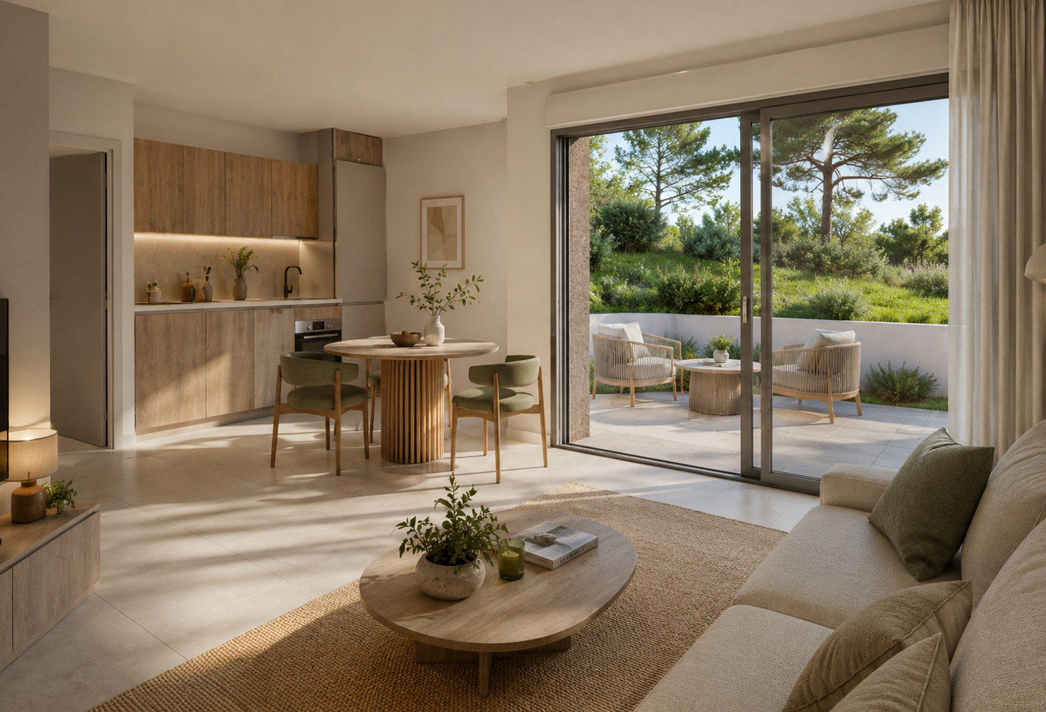- SUPERBE T2 neuf avec terrasse et jardin privatif - Piscine - Proche des plages à Bormes-les-M — photo 1