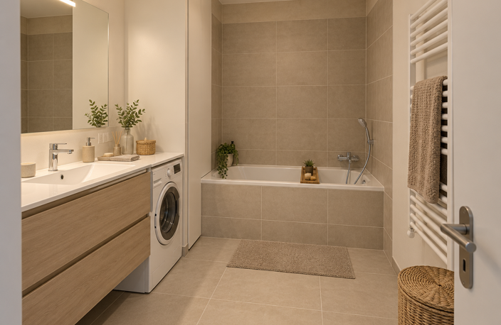 OLLIOULES –  DERNIER ETAGE - T2 NEUF AVEC BELLE TERRASSE — photo 4