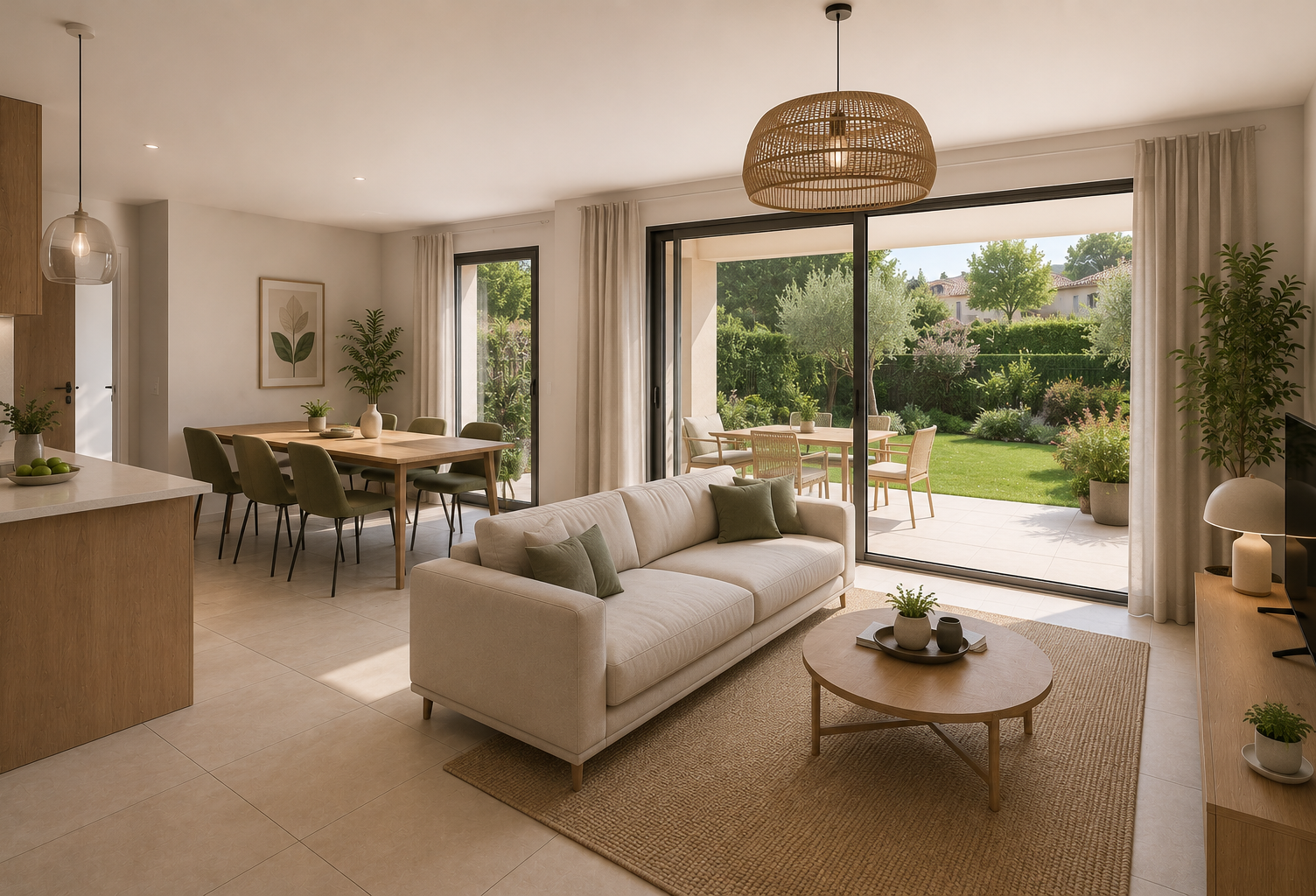 *-Magnifique T4 de 83 m² avec terrasse, jardin et garage double à Cogolin — photo 1