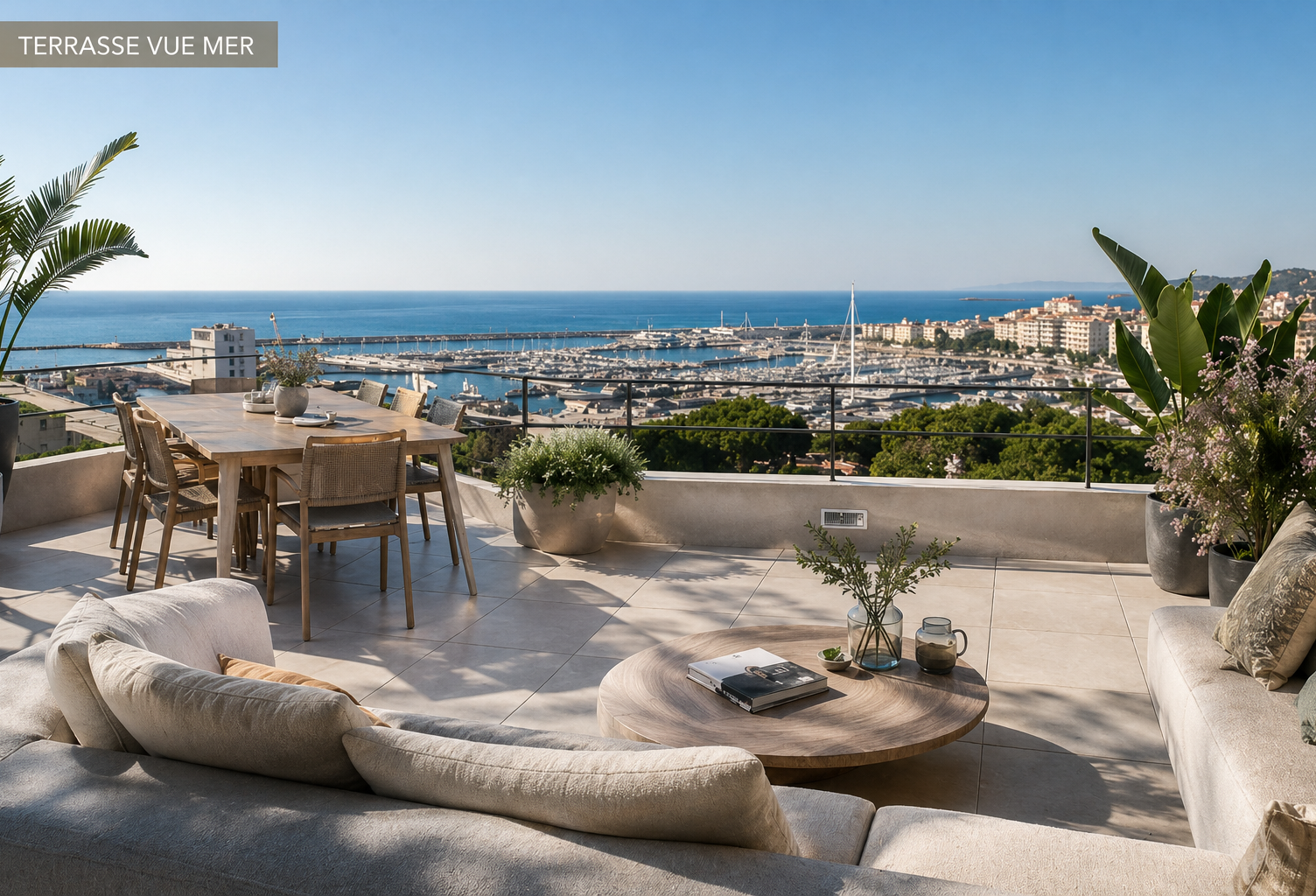 * - UNIQUE À PORT-FRÉJUS – T4 ROOFTOP DE PRESTIGE FACE À LA MARINA — photo 1