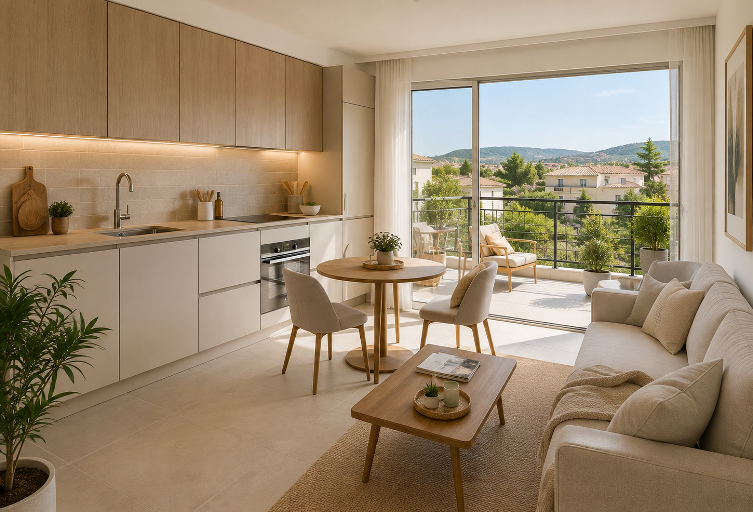 - LE MUY – MAGNIFIQUE APPARTEMENT T2 AVEC TERRASSE A 500M DU CENTRE VILLE — photo 1