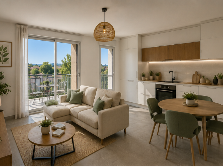 SUPERBE T3 PLEIN SUD, GRAND SÉJOUR & BALCON – AU MUY — photo 1