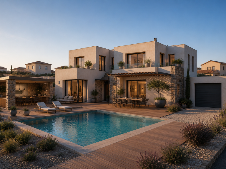 * - A DEUX PAS D'UNE DES PLUS BELLES PLAGES DU VAR - SUPERBE VILLA T5 AVEC PISCINE — photo 1