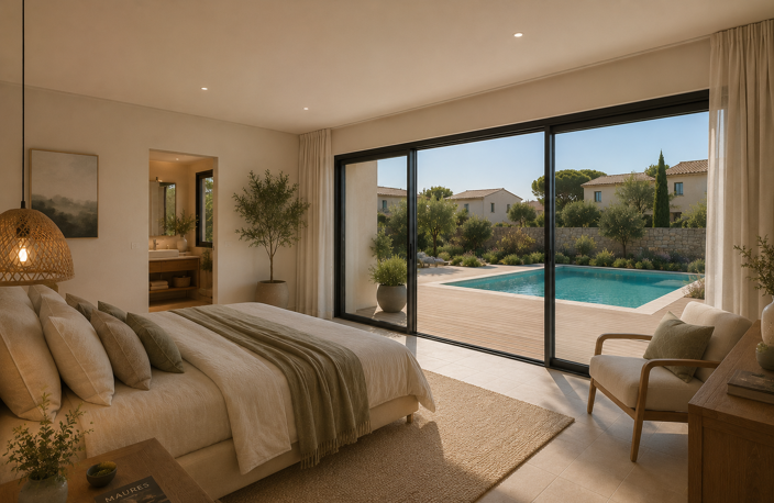 * - A DEUX PAS D'UNE DES PLUS BELLES PLAGES DU VAR - SUPERBE VILLA T5 AVEC PISCINE — photo 4
