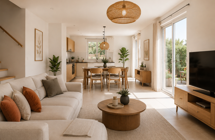 * TRES JOLIE MAISON NEUVE T4 DE 85 M² AVEC JARDIN ET GARAGE — photo 2
