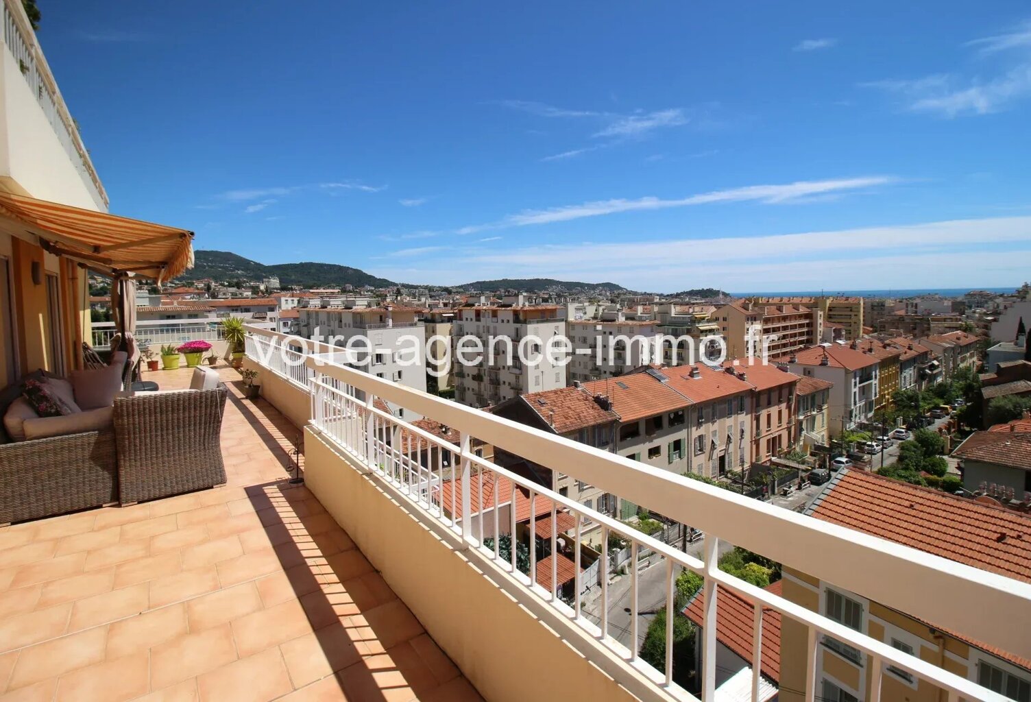 NICE-NORD St-Barthélémy : exceptionnel 2P avec immense terrasse — photo 1