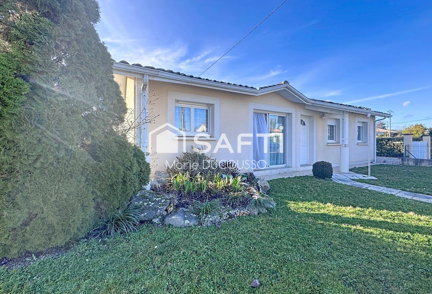 Maison plain-pied, jardin clos, prête à vivre — photo 1