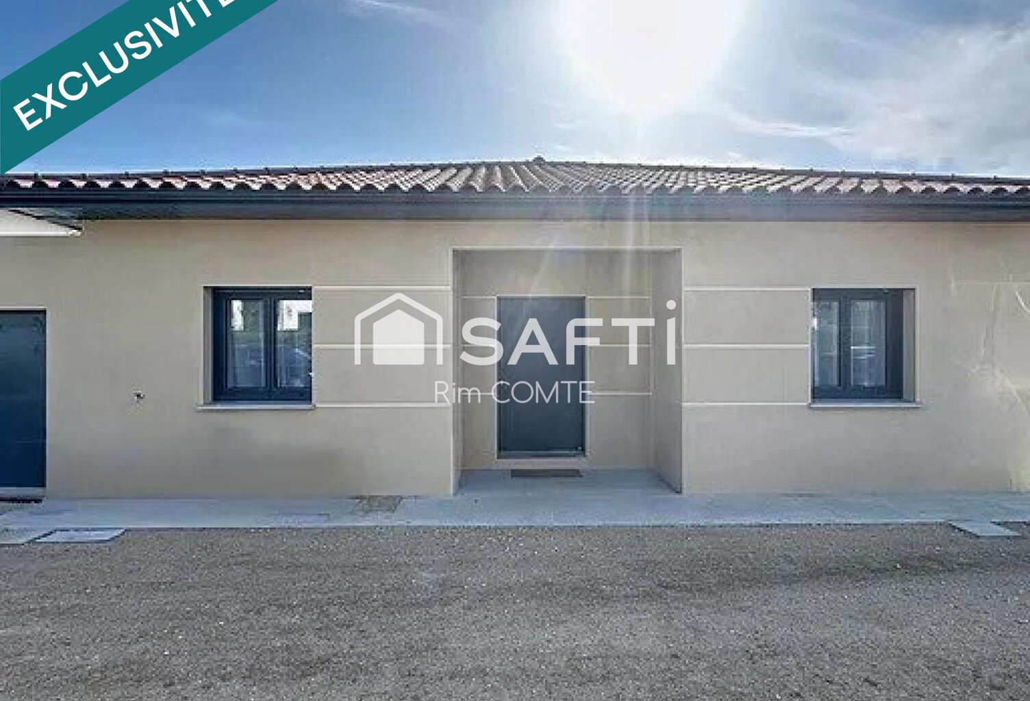Maison contemporaine de plain-pied  142 m²  Prestations haut de gamme — photo 1
