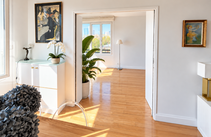 Neuilly Saint-James - appartement baigné de lumière, vue dégagée — photo 3