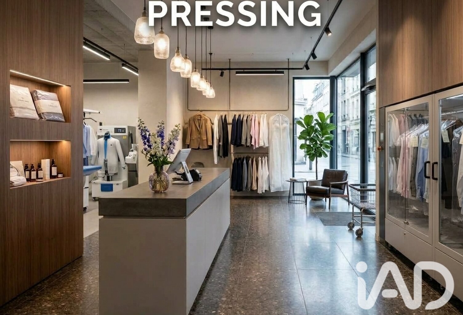 Vente Nettoyage, Pressing 65 m&sup2; — photo 1