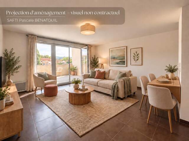 Résidence 2019, terrasse 10m2 - 2 places couvertes — photo du bien