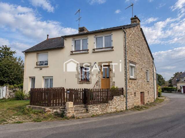 GUILLAC  MAISON EN PIERRE, 3 CHAMBRES, VIE DE PLAIN-PIED — photo du bien