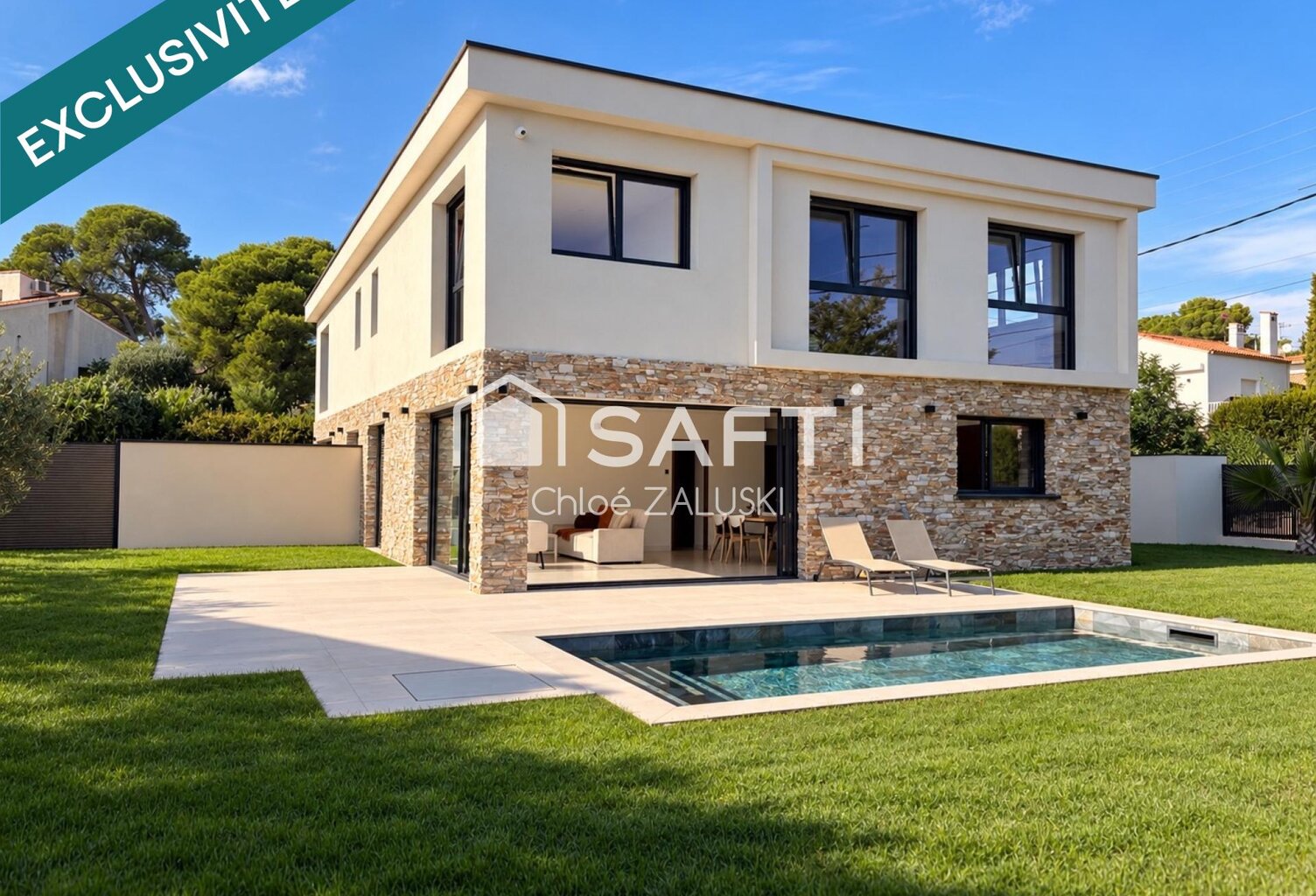 Saint-Raphaël : Villa avec suite de plain pied, 4 chambres, piscine et garage ! — photo 1