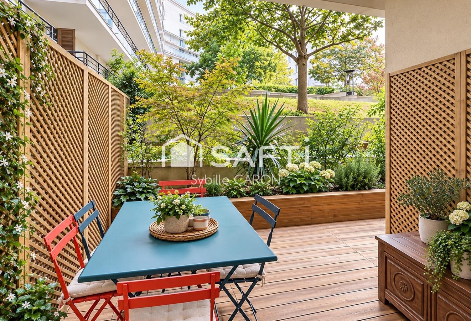 Ile St Germain RDC  Terrasse  DPE D  Parking — photo 1