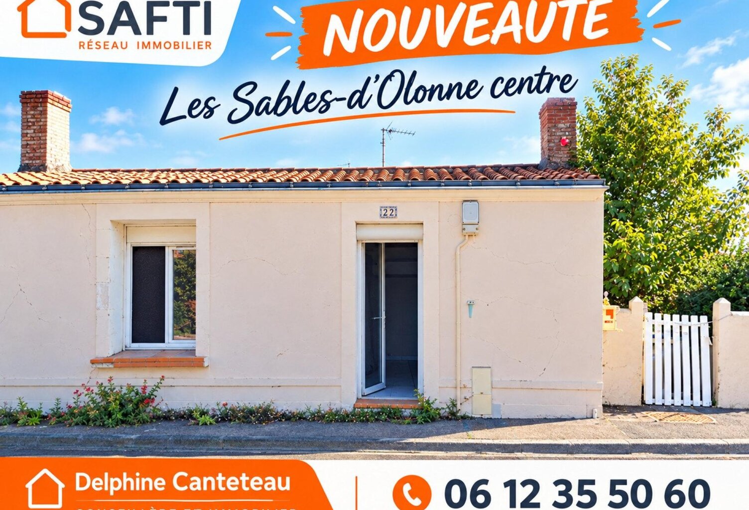 Beau potentiel pour cette maison centre les Sables — photo 1