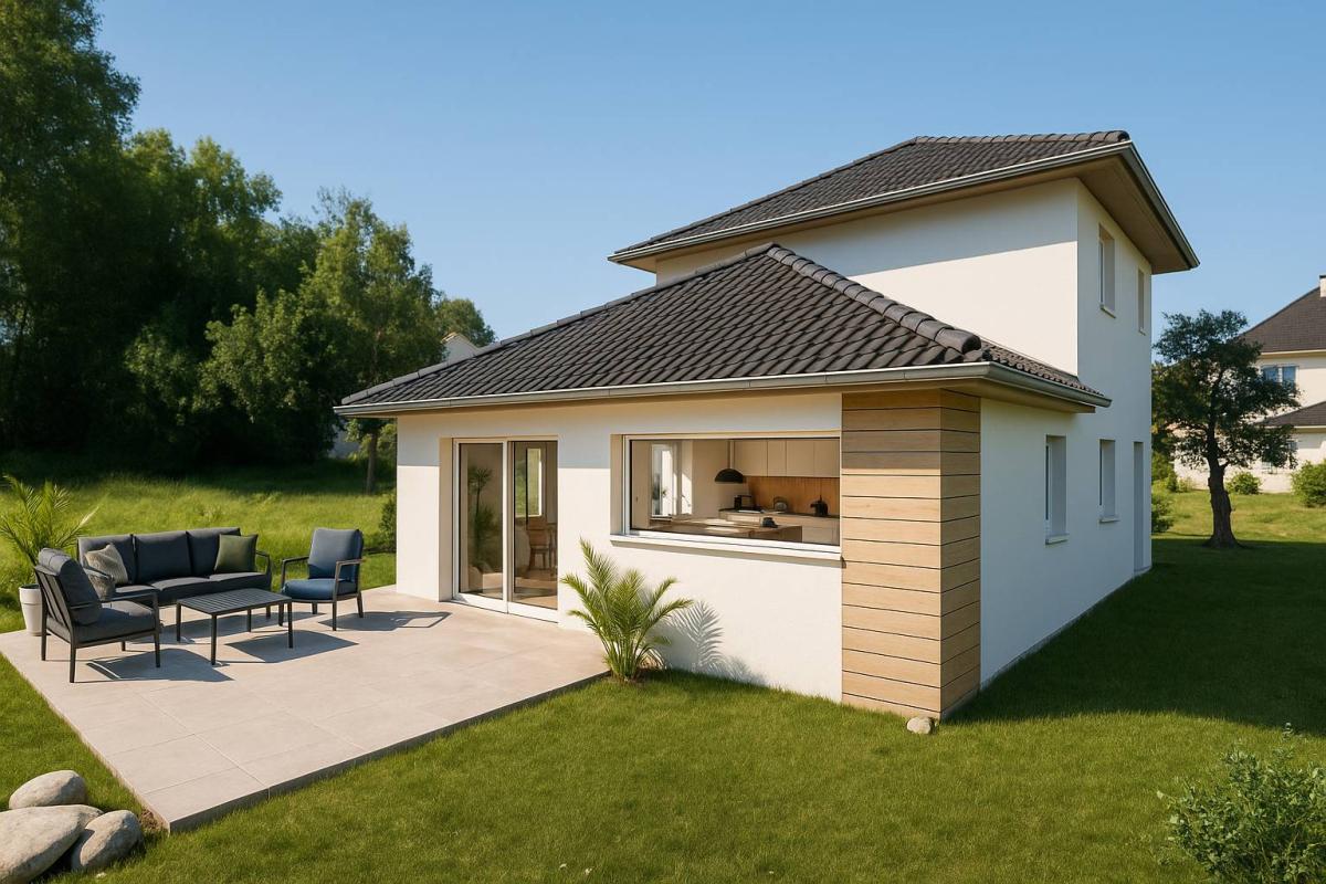 Projet maison neuve, 3 à 4 chambres, à Copponex