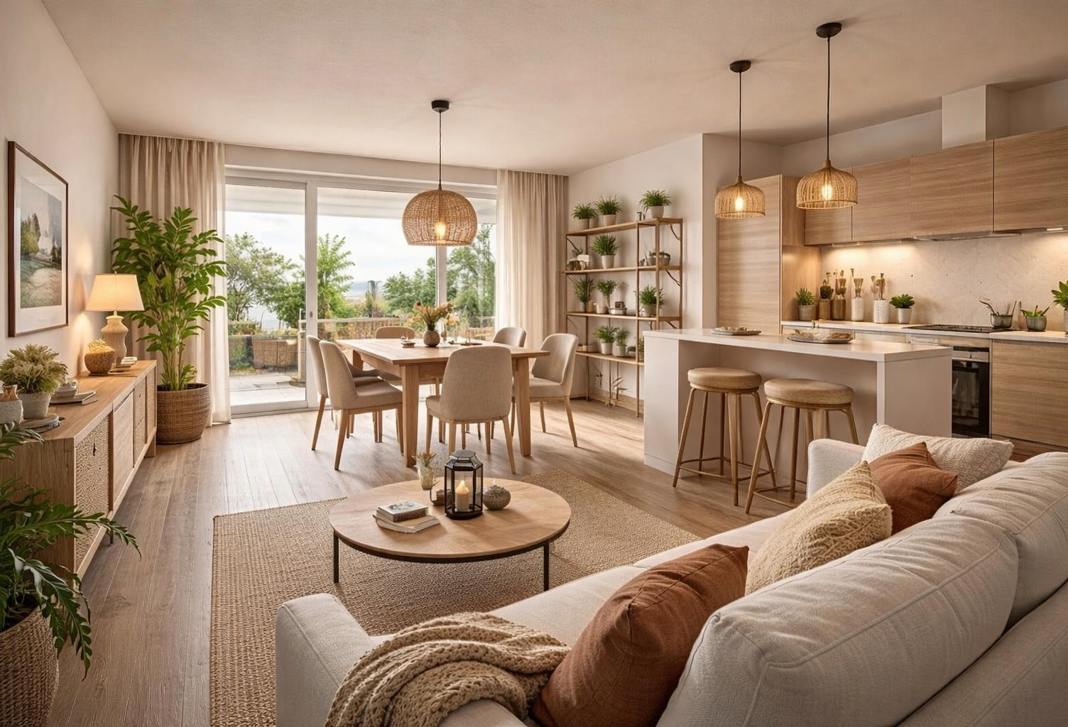 MAUGUIO CENTRE VILLE T3 62 m² + 17 M² DE TERRASSE VUE DEGAGEE — photo 1