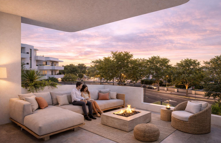 MAUGUIO CENTRE VILLE T3 62 m² + 17 M² DE TERRASSE VUE DEGAGEE — photo 2