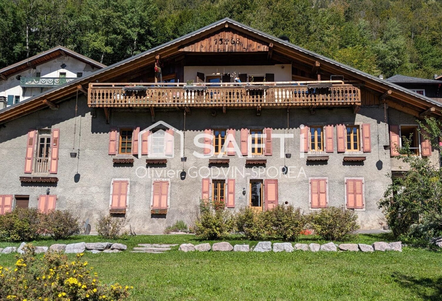 Appartement proche Abbaye dans résidence 16e siècle dans la vallée d'Abondance — photo 1