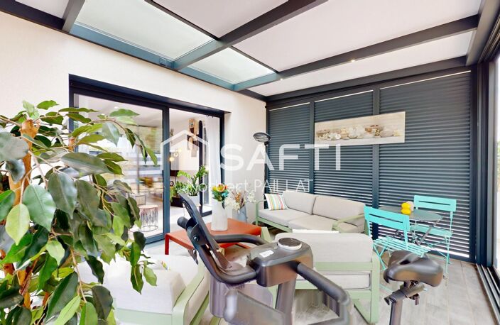 Maison contemporaine avec jardin et pergola — photo 4