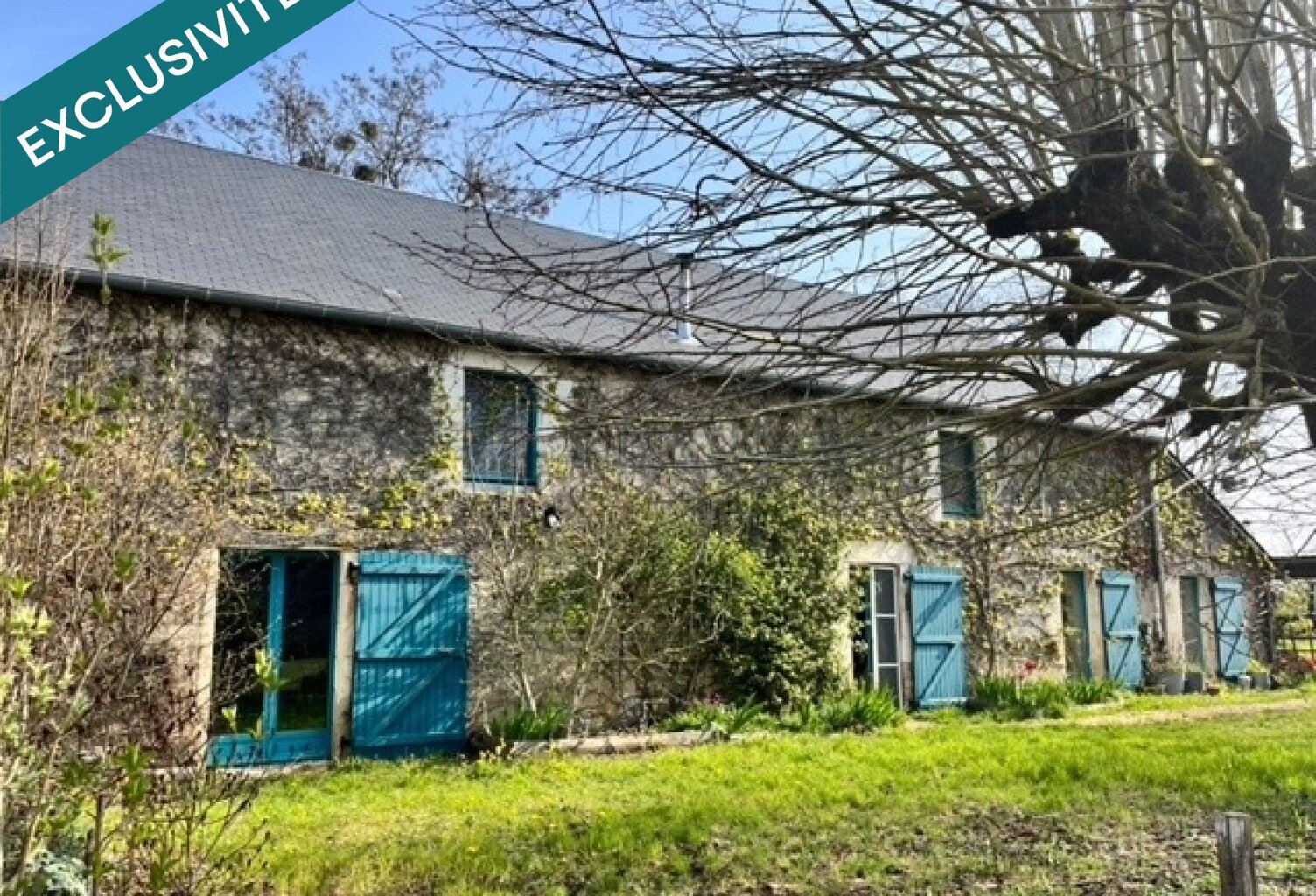 Belle Longère entièrement restaurée . Dépendance chauffée utilisée comme atelier . — photo 1