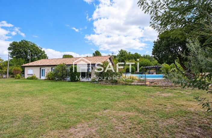 Villa de plain-pied, garage, piscine et vue sur les vignes — photo 2