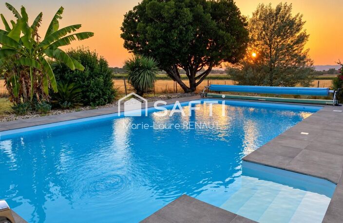 Villa de plain-pied, garage, piscine et vue sur les vignes — photo 5
