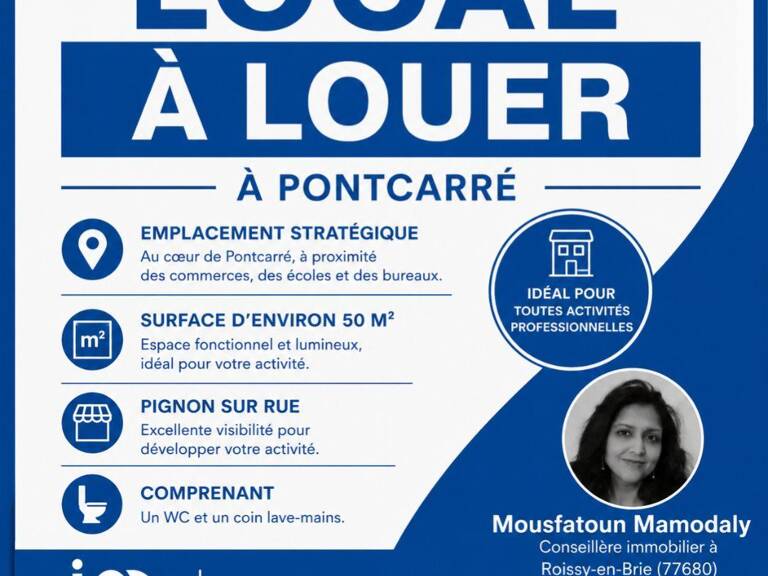 Location Boutique/Local commercial 50 m&sup2; — photo 1