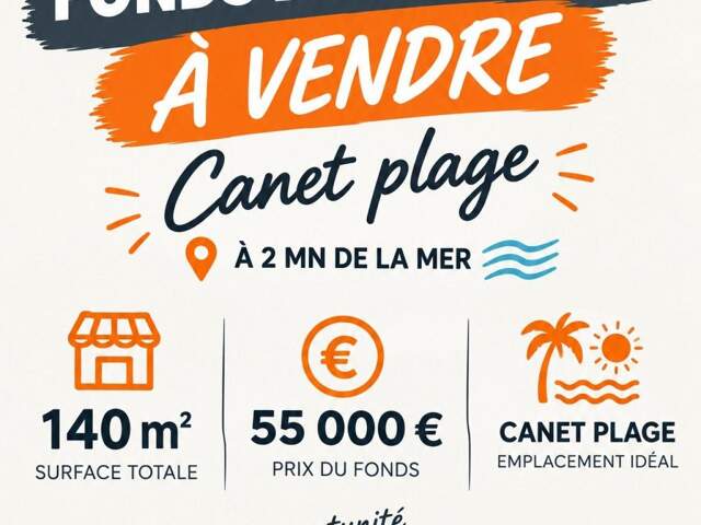 FONDS DE COMMERCE À CANET-EN-ROUSSILLON — photo du bien