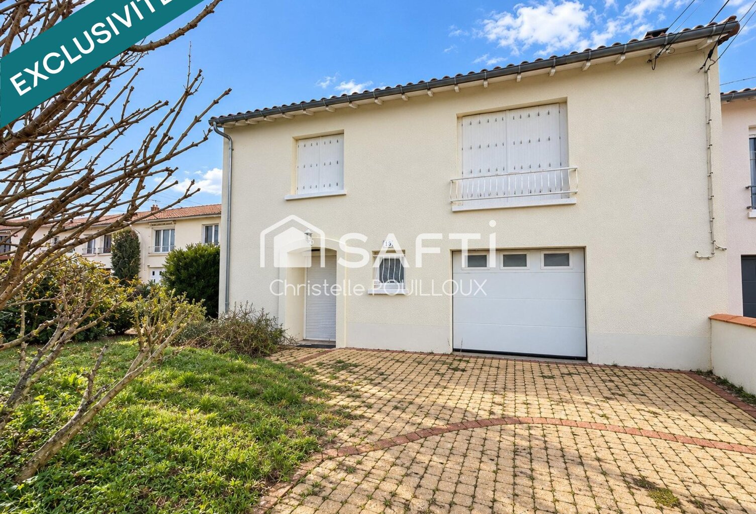 Maison 4 chambres possibles, garage et jardin clos — photo 1