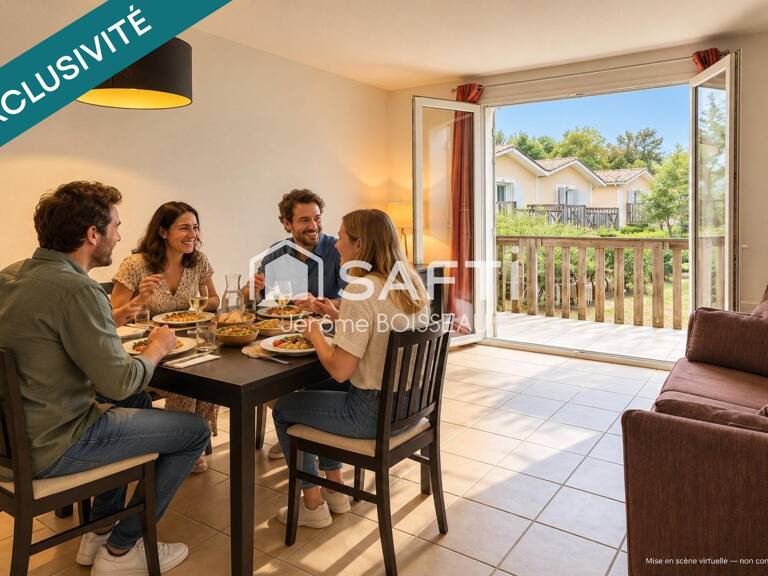 BARBASTE  DUPLEX T3 AVEC TERRASSE, PISCINES ET TENNIS Un appartement, trois projets : vivre, louer ou profiter ! — photo 1