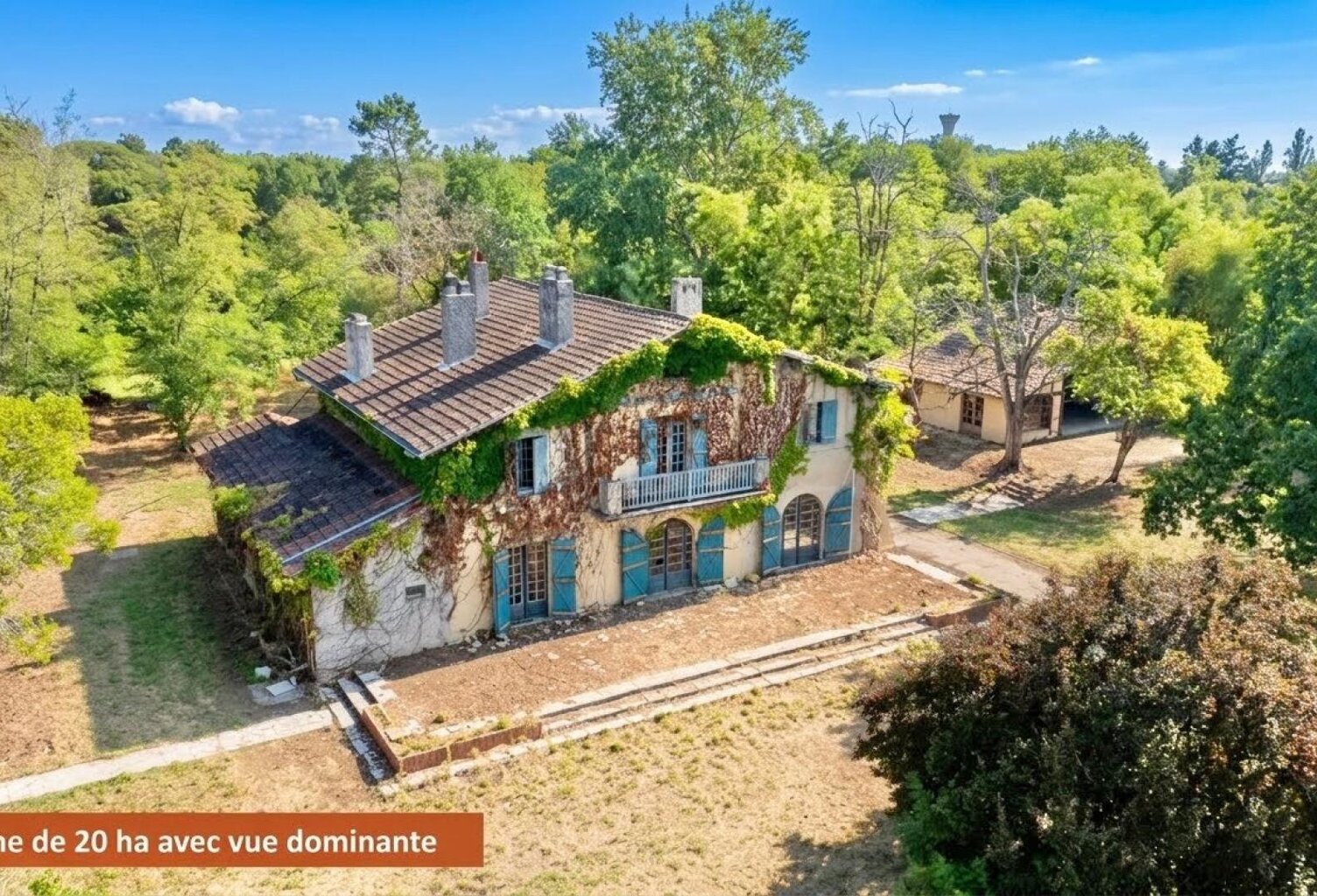 DOMAINE DE 20 HECTARES AVEC VUE DOMINANTE SUR LA CAPITALE DE L'ARMAGNAC — photo 1