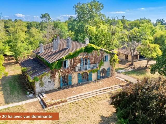 DOMAINE DE 20 HECTARES AVEC VUE DOMINANTE SUR LA CAPITALE DE L'ARMAGNAC — photo du bien