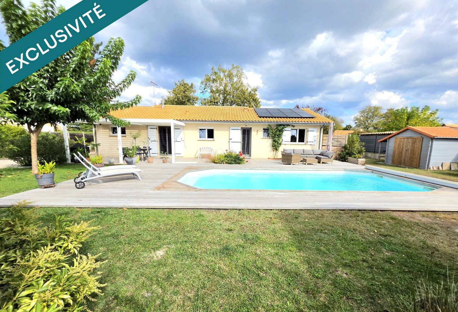 Maison trois chambres située à Marcheprime avec piscine — photo 1